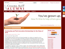 Tablet Screenshot of croomsalumni.com